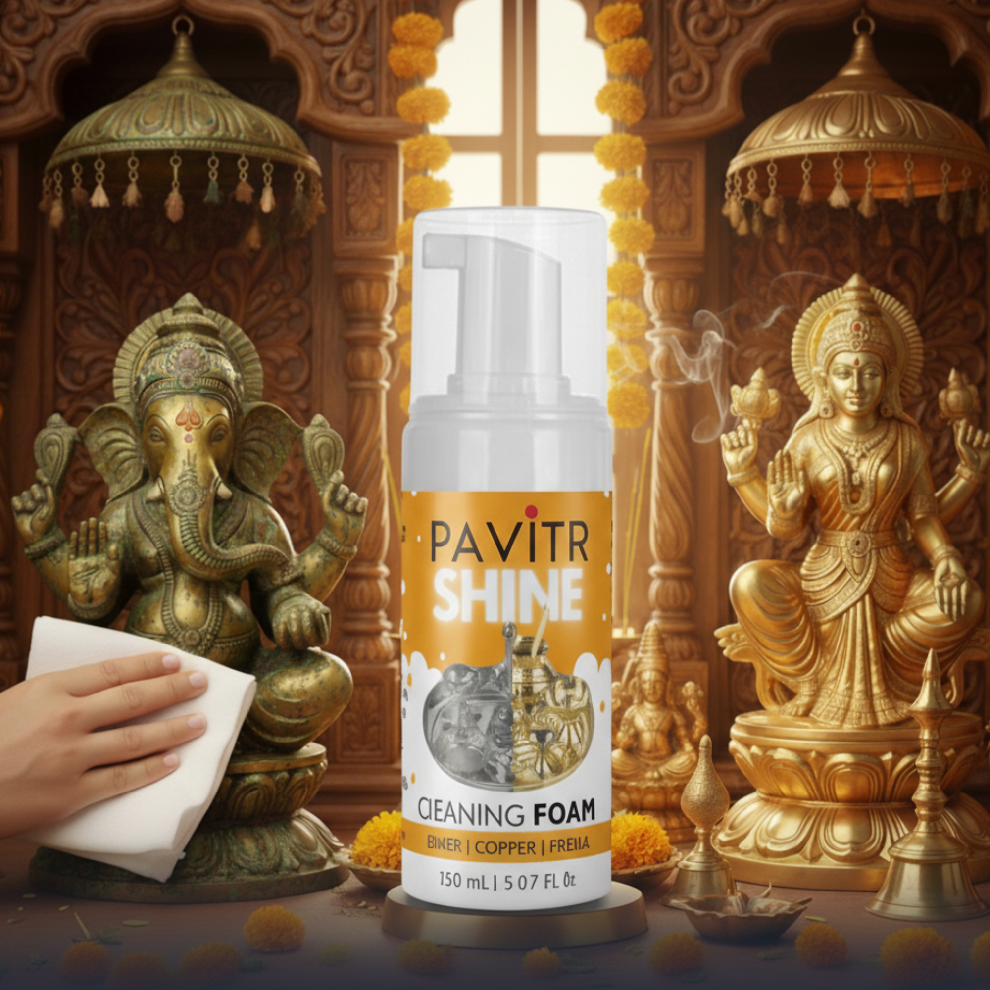 Pavitr SHINE - Copper & Brass Cleaner